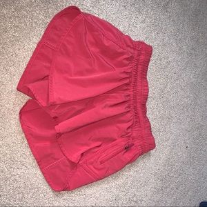 Women’s lululemon tracker short iv 4”- raspberry